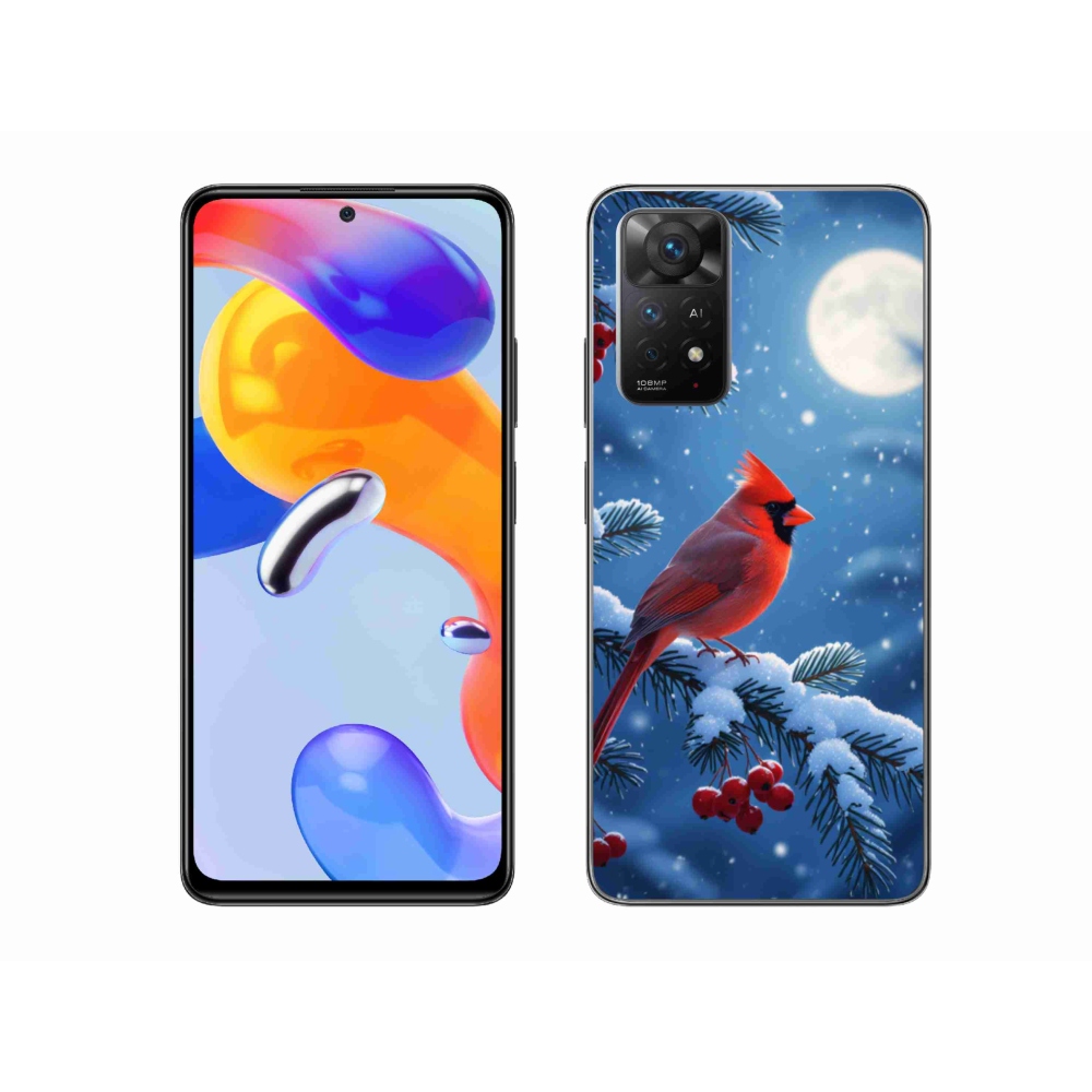 Gél borítás mmCase a Xiaomi Redmi Note 11 Pro 4G/5G-hez - bíborvörös színű