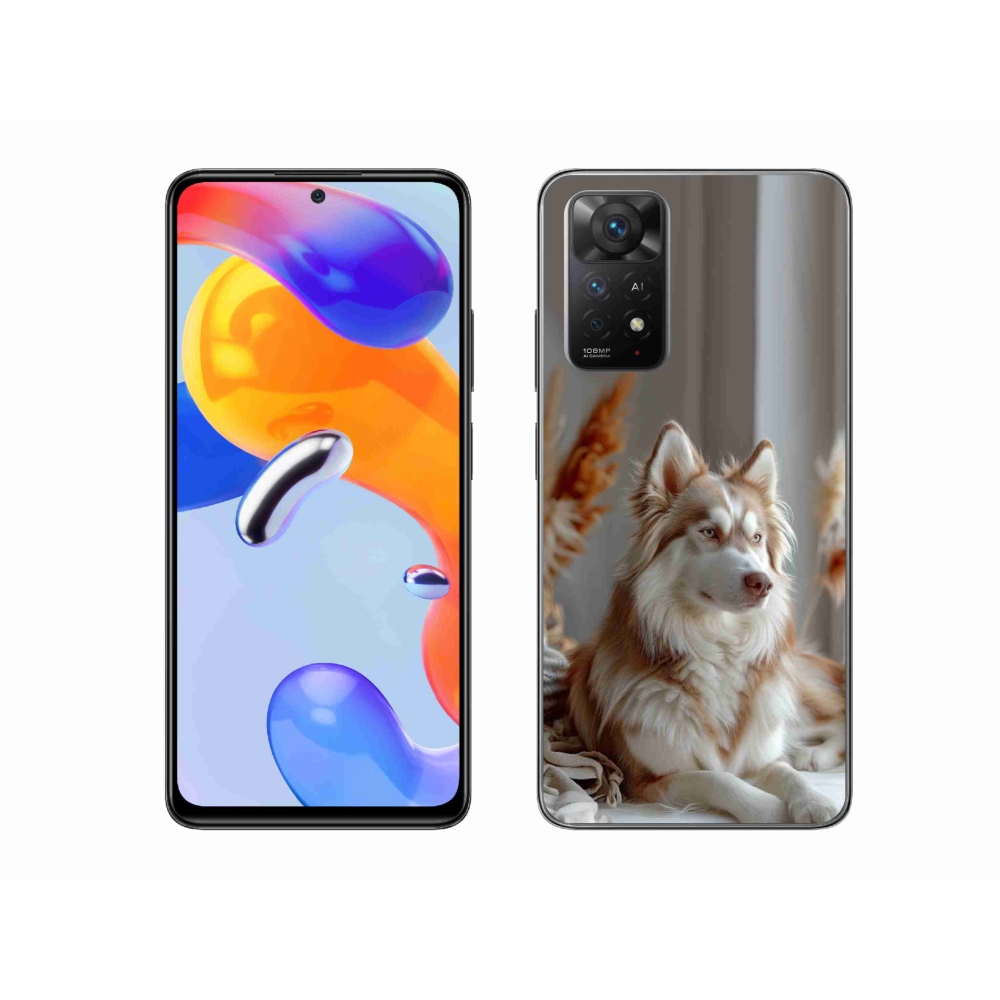 Gél borítás mmCase a Xiaomi Redmi Note 11 Pro 4G/5G számára - csendes szibériai husky