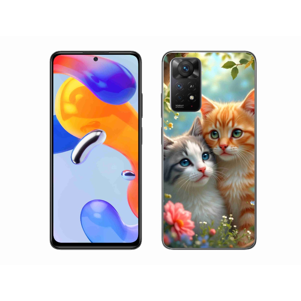Gél borító mmCase a Xiaomi Redmi Note 11 Pro 4G/5G-hez - macska szeretet 2