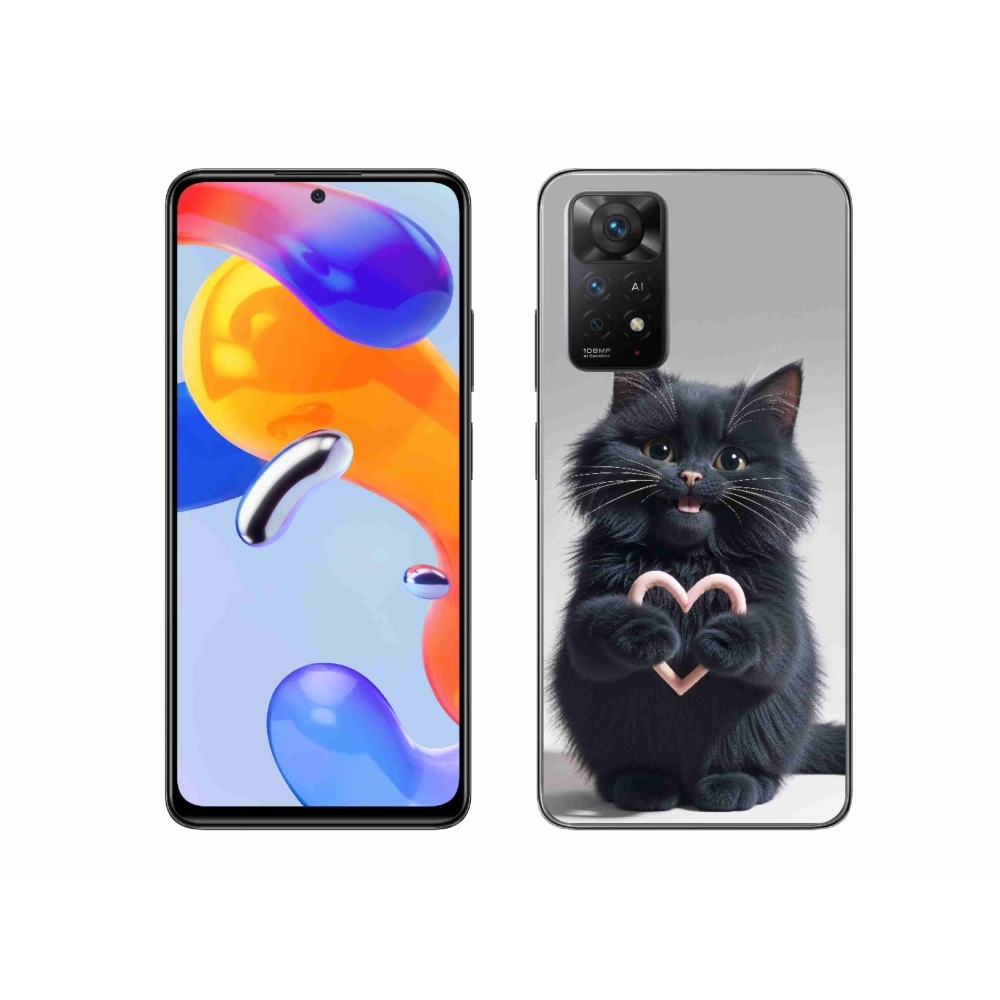 Gél borító mmCase a Xiaomi Redmi Note 11 Pro 4G/5G-hez - macska szeretet 3
