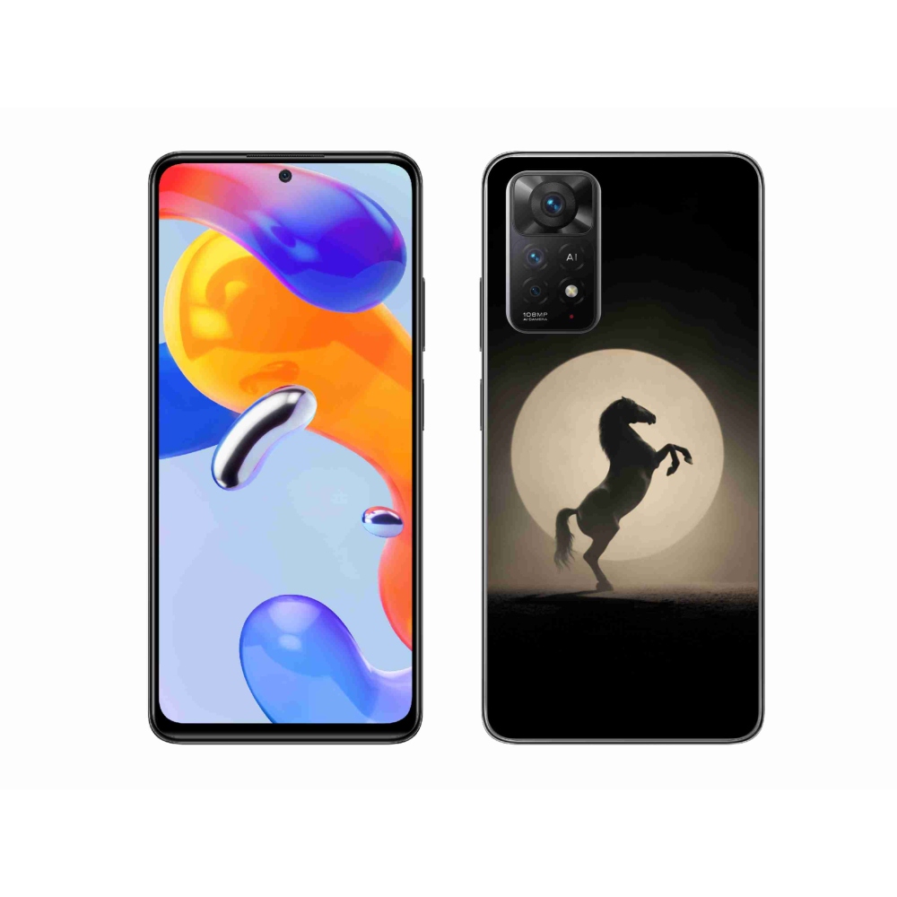 Gél borítás mmCase a Xiaomi Redmi Note 11 Pro 4G/5G számára - ló sziluettben