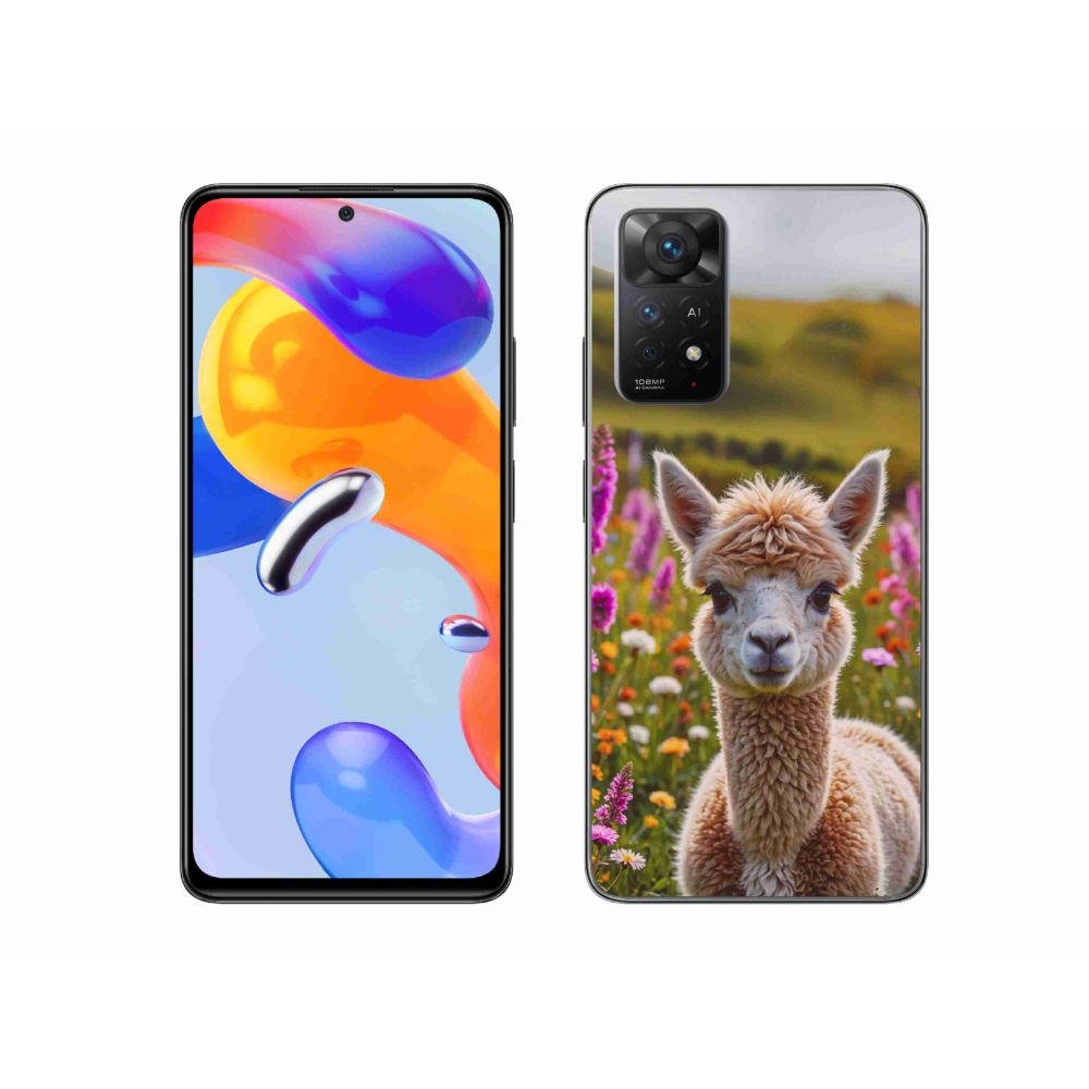 Gél borítás mmCase a Xiaomi Redmi Note 11 Pro 4G/5G számára - láma a réten