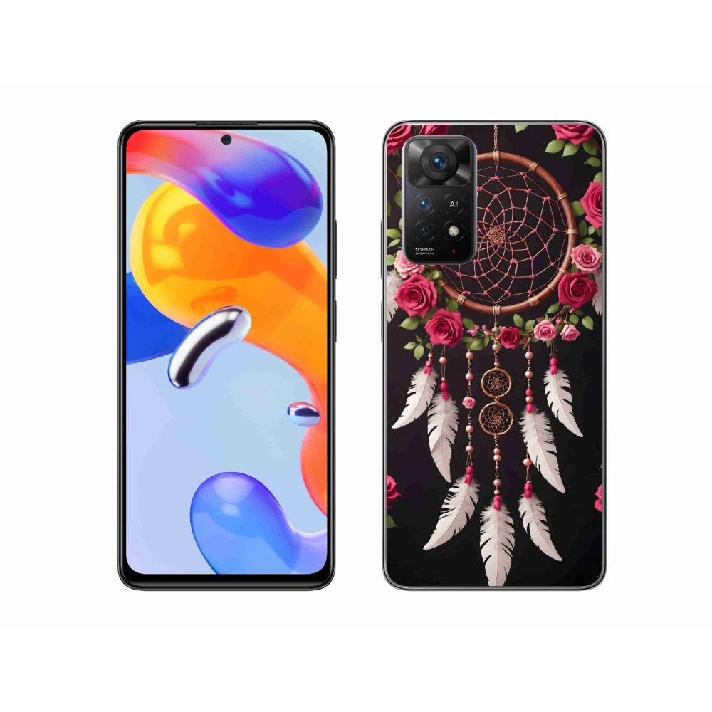 Gél borítás mmCase a Xiaomi Redmi Note 11 Pro 4G/5G számára - álomfogó rózsákkal