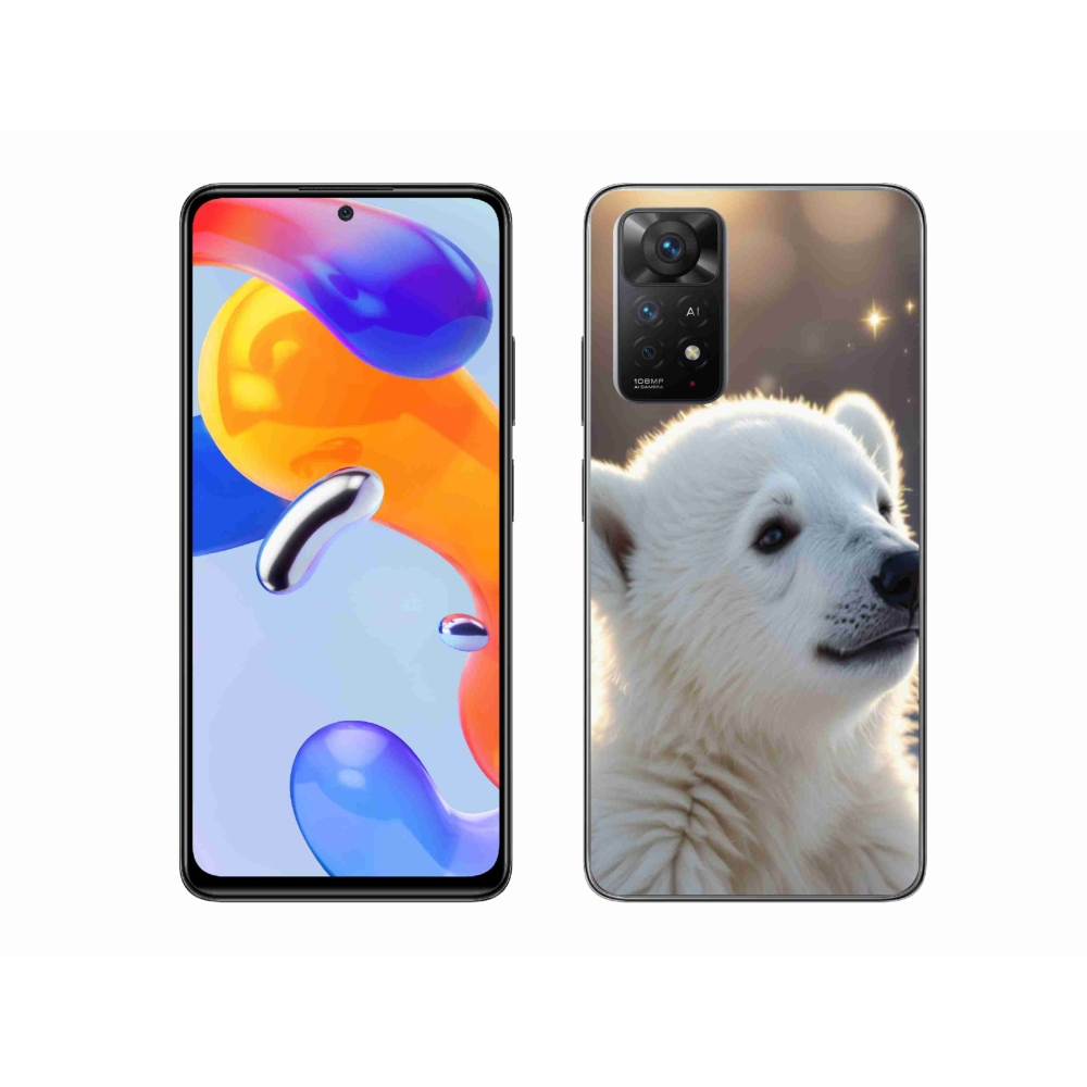 Gél borítás mmCase a Xiaomi Redmi Note 11 Pro 4G/5G számára - jegesmedve