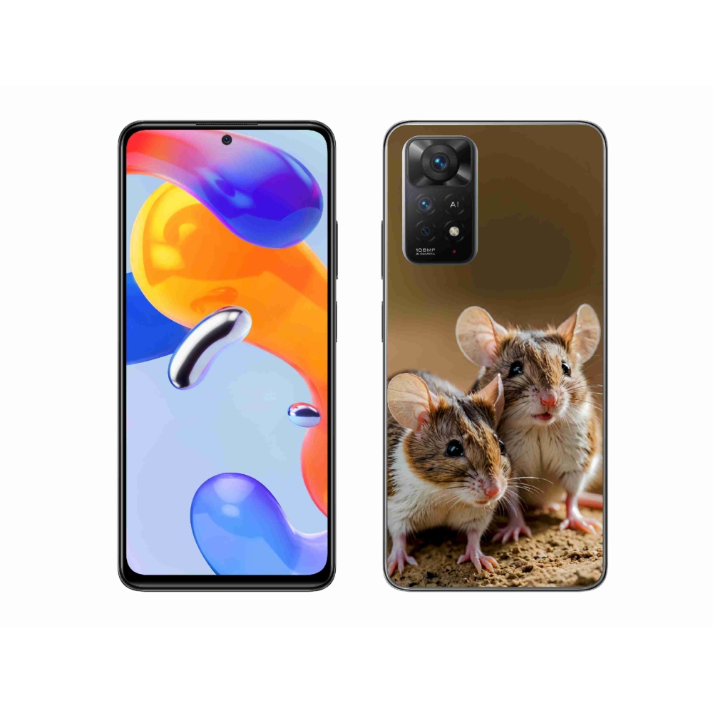 Gél borító mmCase a Xiaomi Redmi Note 11 Pro 4G/5G - egér duóhoz