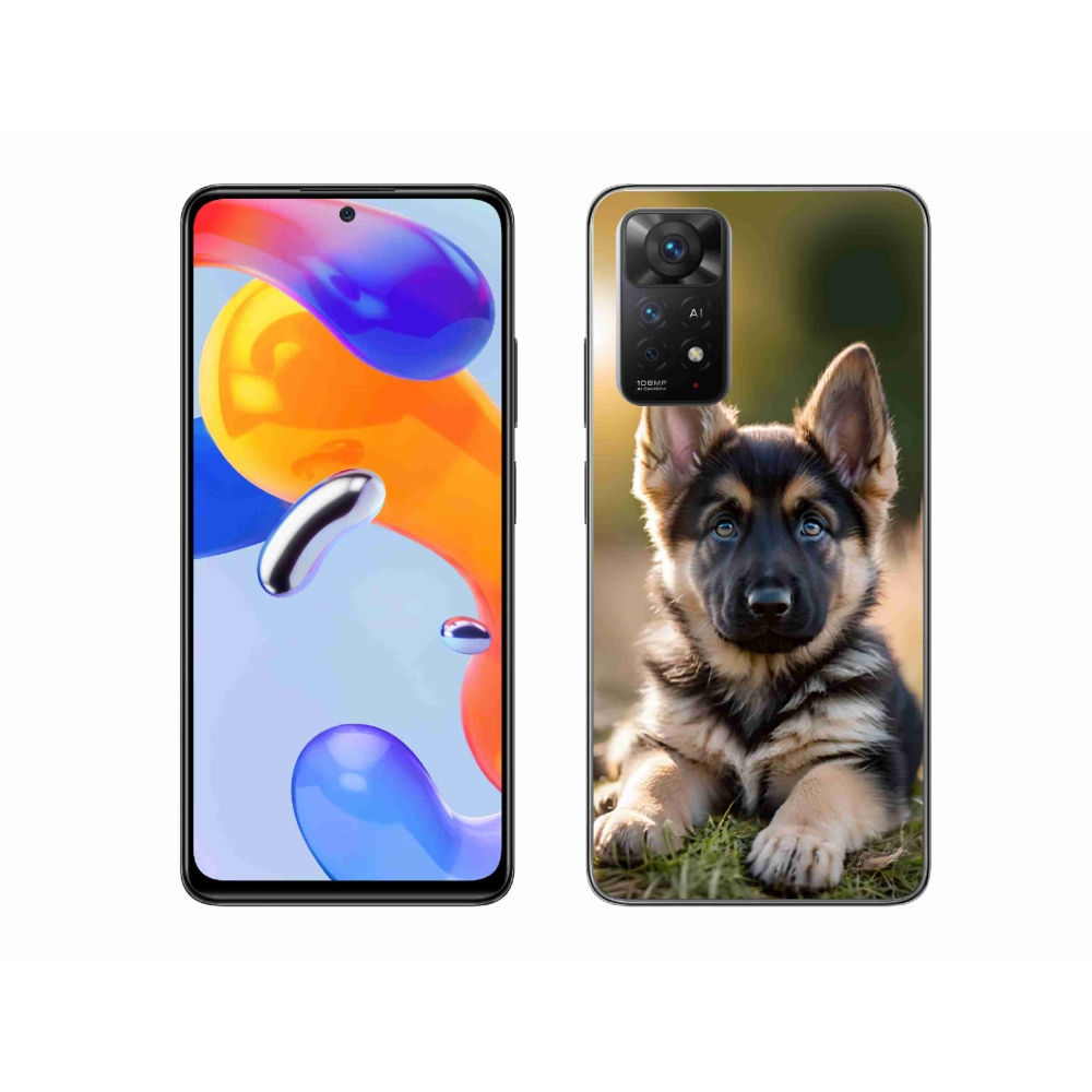 Gél borítás mmCase a Xiaomi Redmi Note 11 Pro 4G/5G-hez - Német juhászkutya a természetben