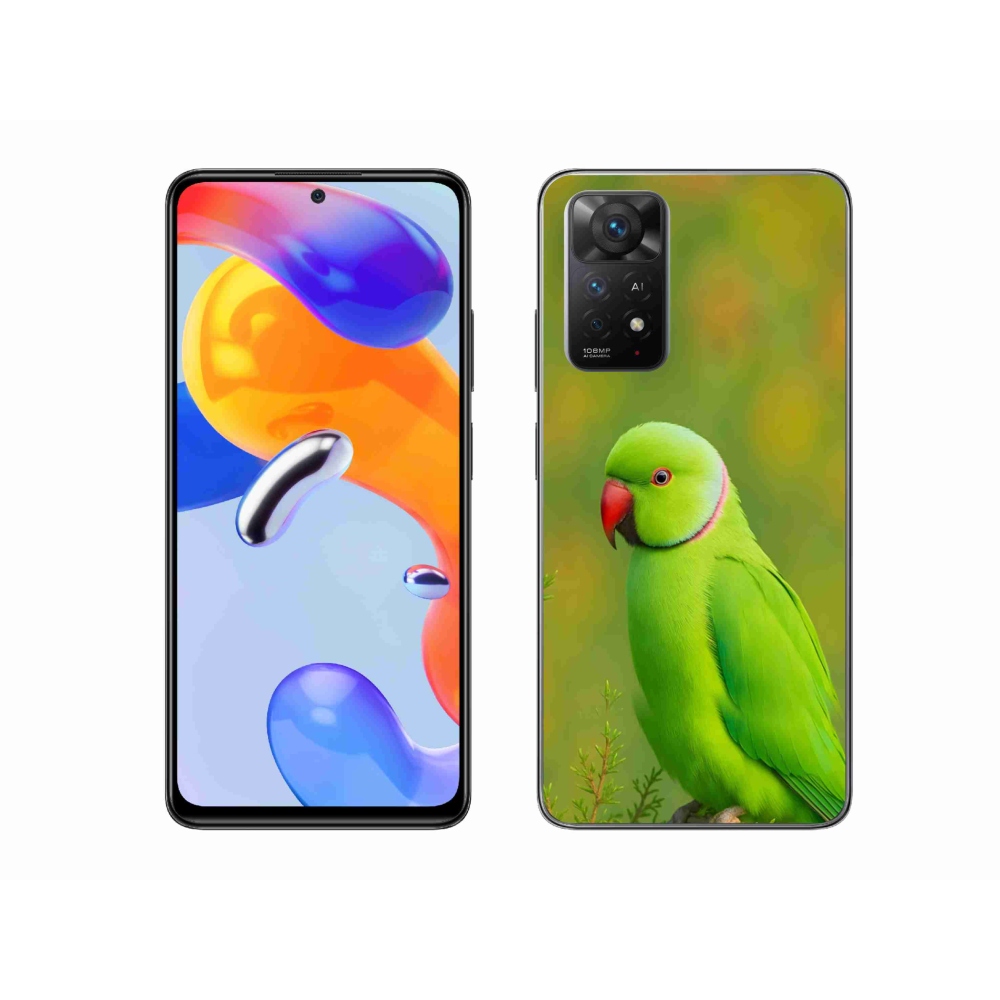 Gél borítás mmCase a Xiaomi Redmi Note 11 Pro 4G/5G számára - papagáj alexandr 2