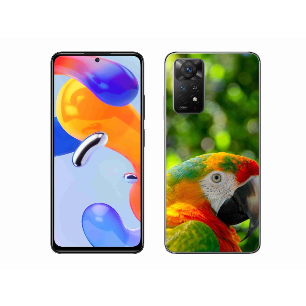 Gél borítás mmCase a Xiaomi Redmi Note 11 Pro 4G/5G számára - papagáj ara 3