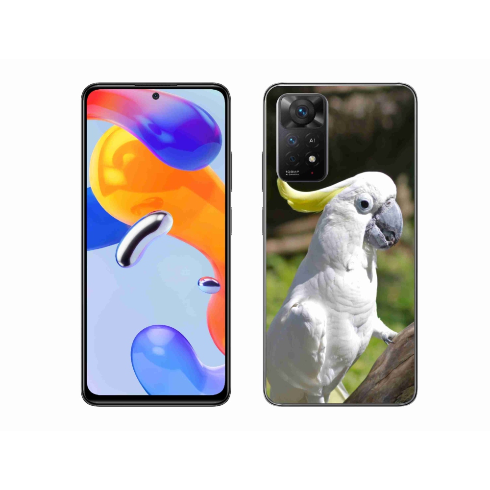 Gél borítás mmCase a Xiaomi Redmi Note 11 Pro 4G/5G számára - papagáj kakadu 2