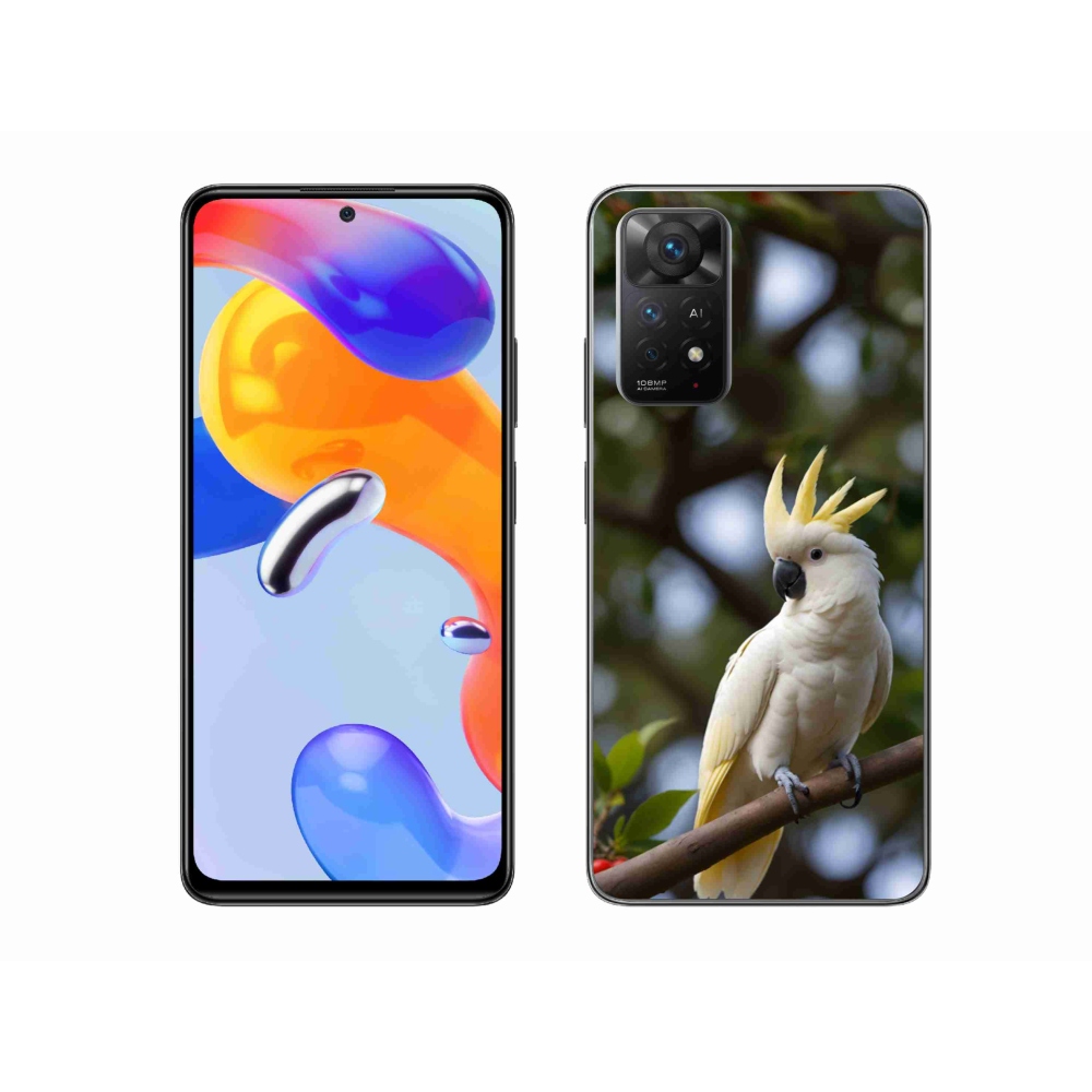 Gél borítás mmCase a Xiaomi Redmi Note 11 Pro 4G/5G-hez - papagáj kakadu 3
