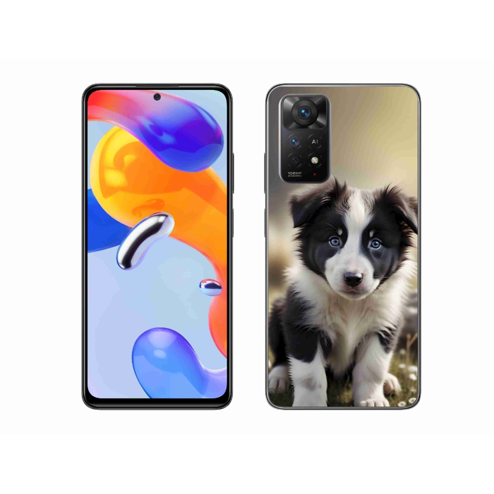 Gél borítás mmCase a Xiaomi Redmi Note 11 Pro 4G/5G-hez - aranyos border collie