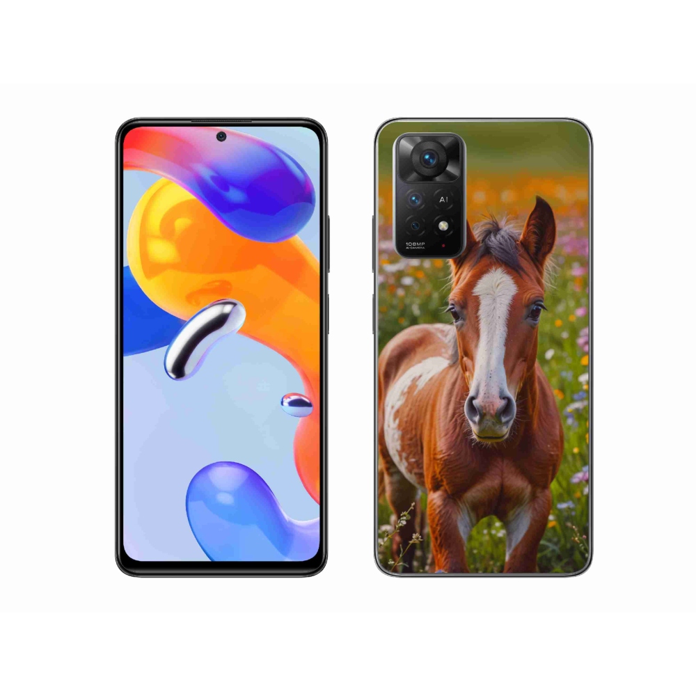 Gél borítás mmCase a Xiaomi Redmi Note 11 Pro 4G/5G-hez - aranyos csikócska