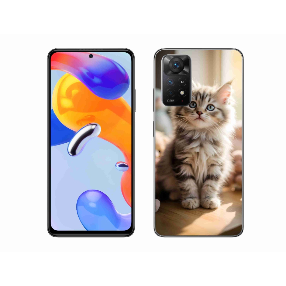 Gél borítás mmCase a Xiaomi Redmi Note 11 Pro 4G/5G számára - aranyos cica 10