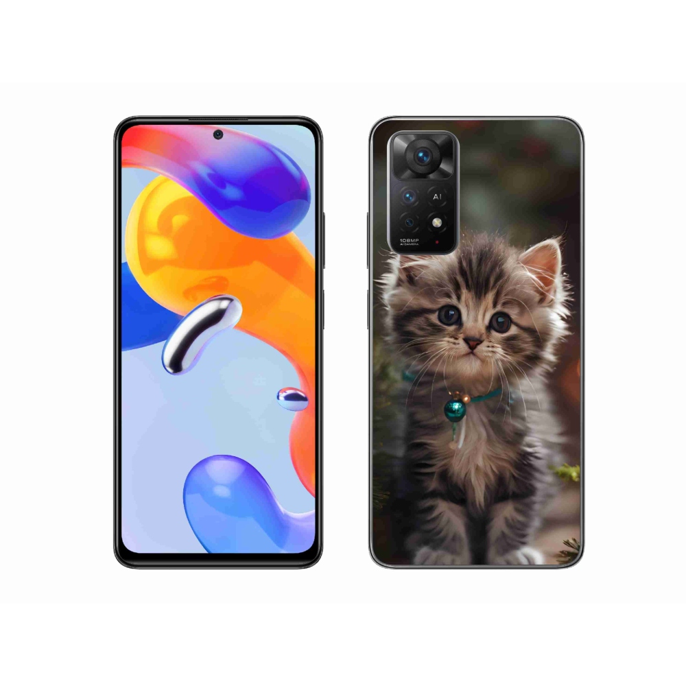 Gél borító mmCase a Xiaomi Redmi Note 11 Pro 4G/5G számára - aranyos cica 11