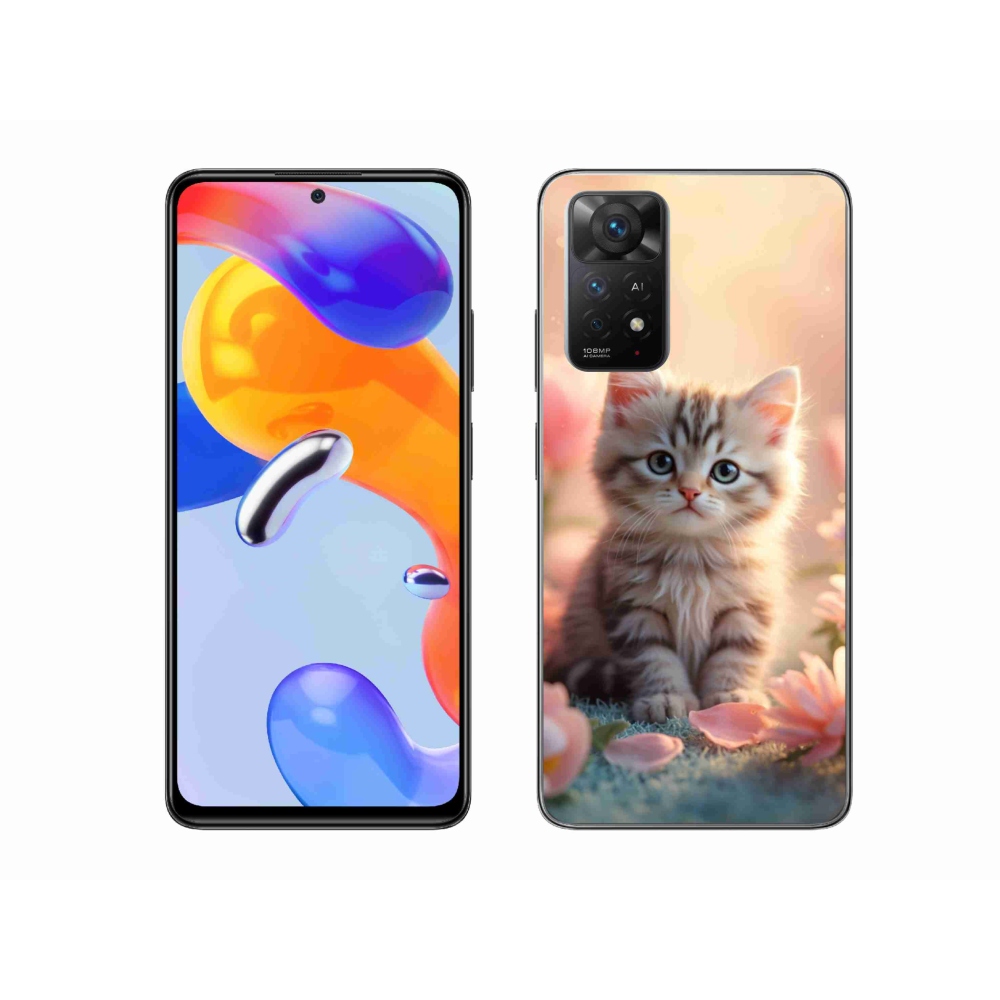 Gél borítás mmCase a Xiaomi Redmi Note 11 Pro 4G/5G számára - aranyos cica 8