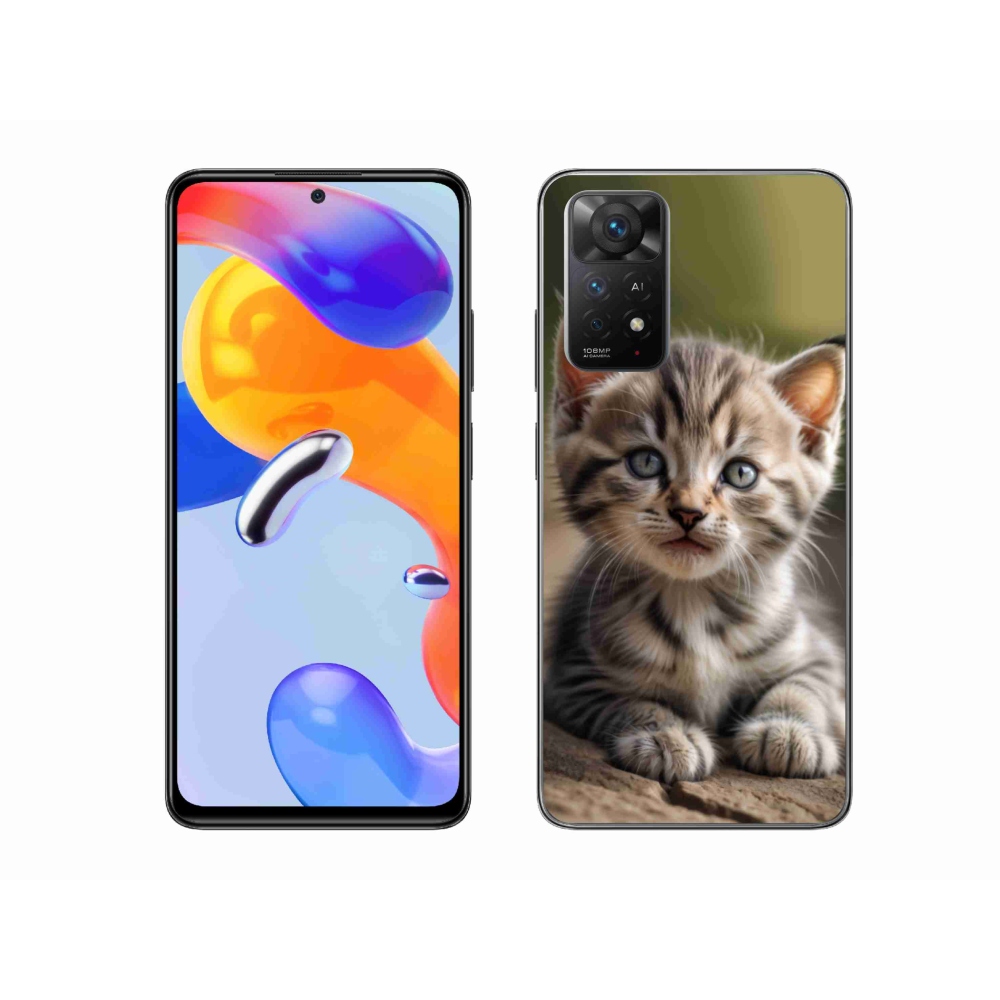 Gél borítás mmCase a Xiaomi Redmi Note 11 Pro 4G/5G számára - aranyos cica 9