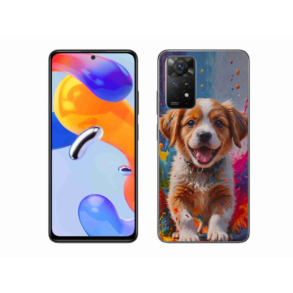 Gél borítás mmCase a Xiaomi Redmi Note 11 Pro 4G/5G számára - aranyos kiskutya 3