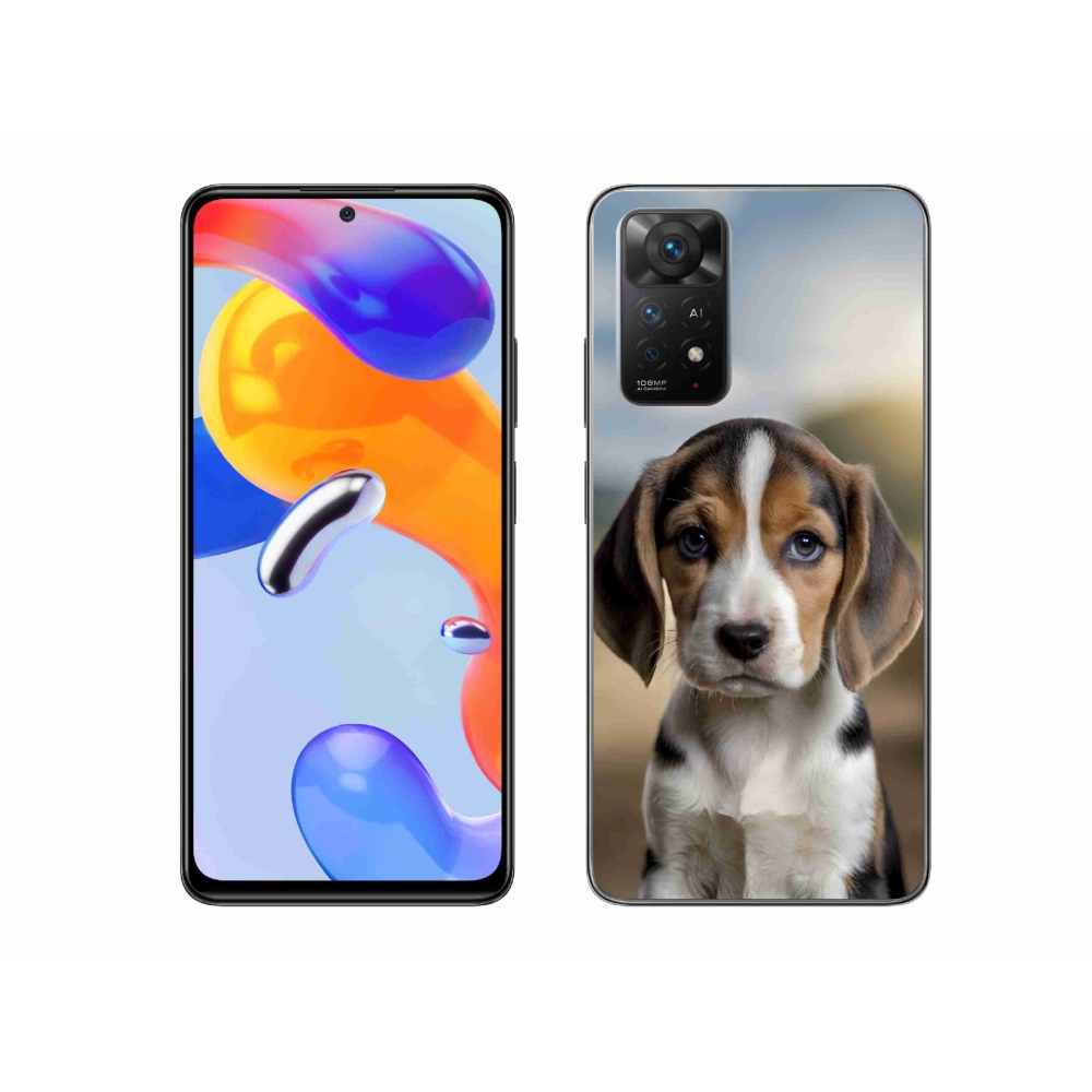 Gél borítás mmCase a Xiaomi Redmi Note 11 Pro 4G/5G számára - aranyos beagle