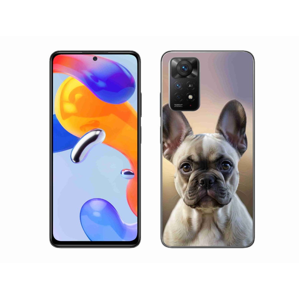 Gél borítás mmCase a Xiaomi Redmi Note 11 Pro 4G/5G számára - aranyos francia bulldog