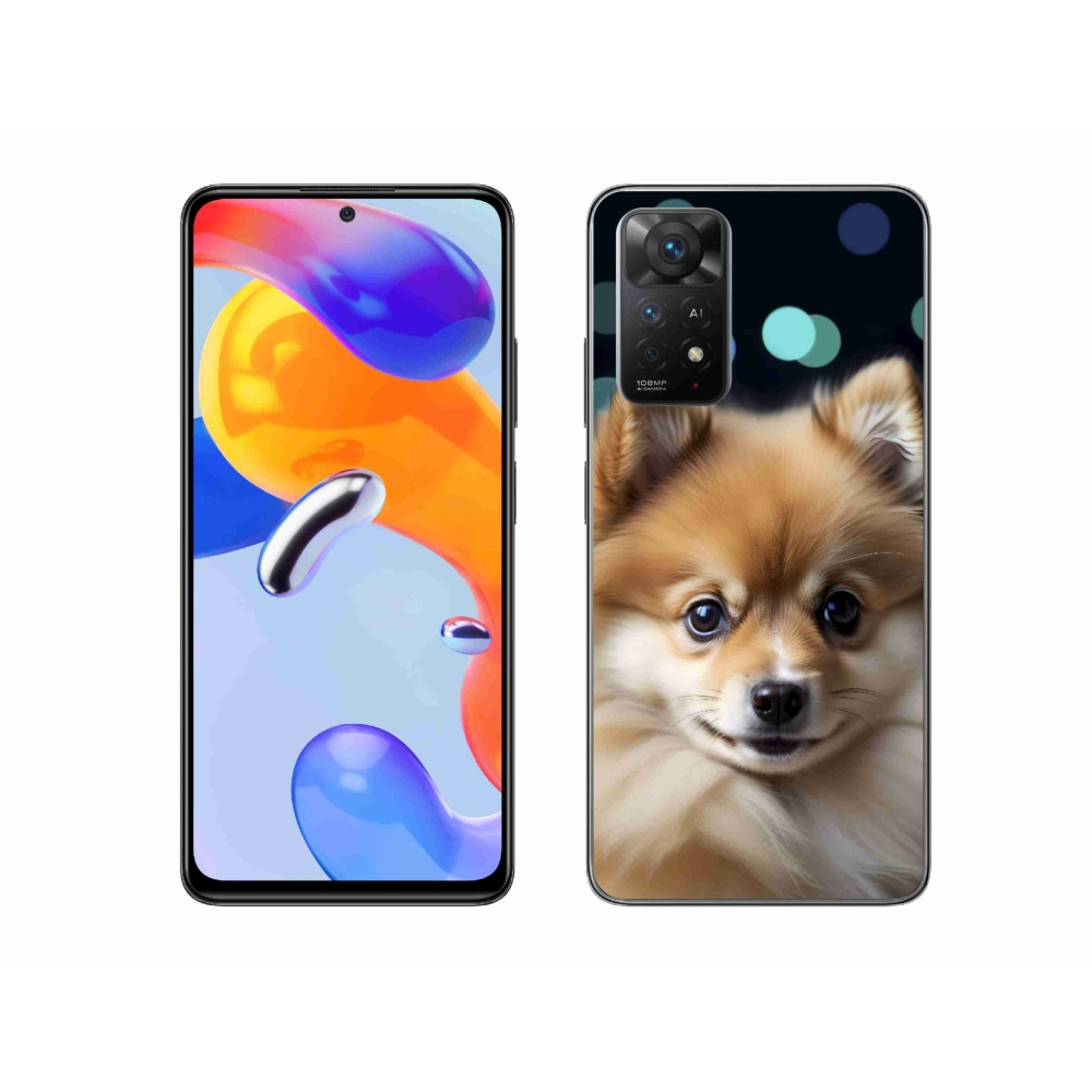 Gél borítás mmCase a Xiaomi Redmi Note 11 Pro 4G/5G-hez - aranyos pomerániai kutya