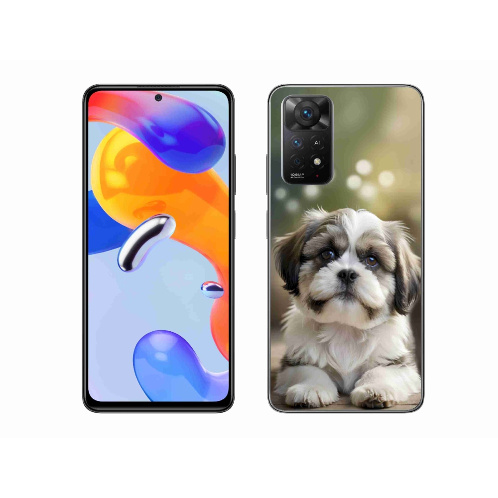 Gél borítás mmCase a Xiaomi Redmi Note 11 Pro 4G/5G számára - aranyos shih-tzu