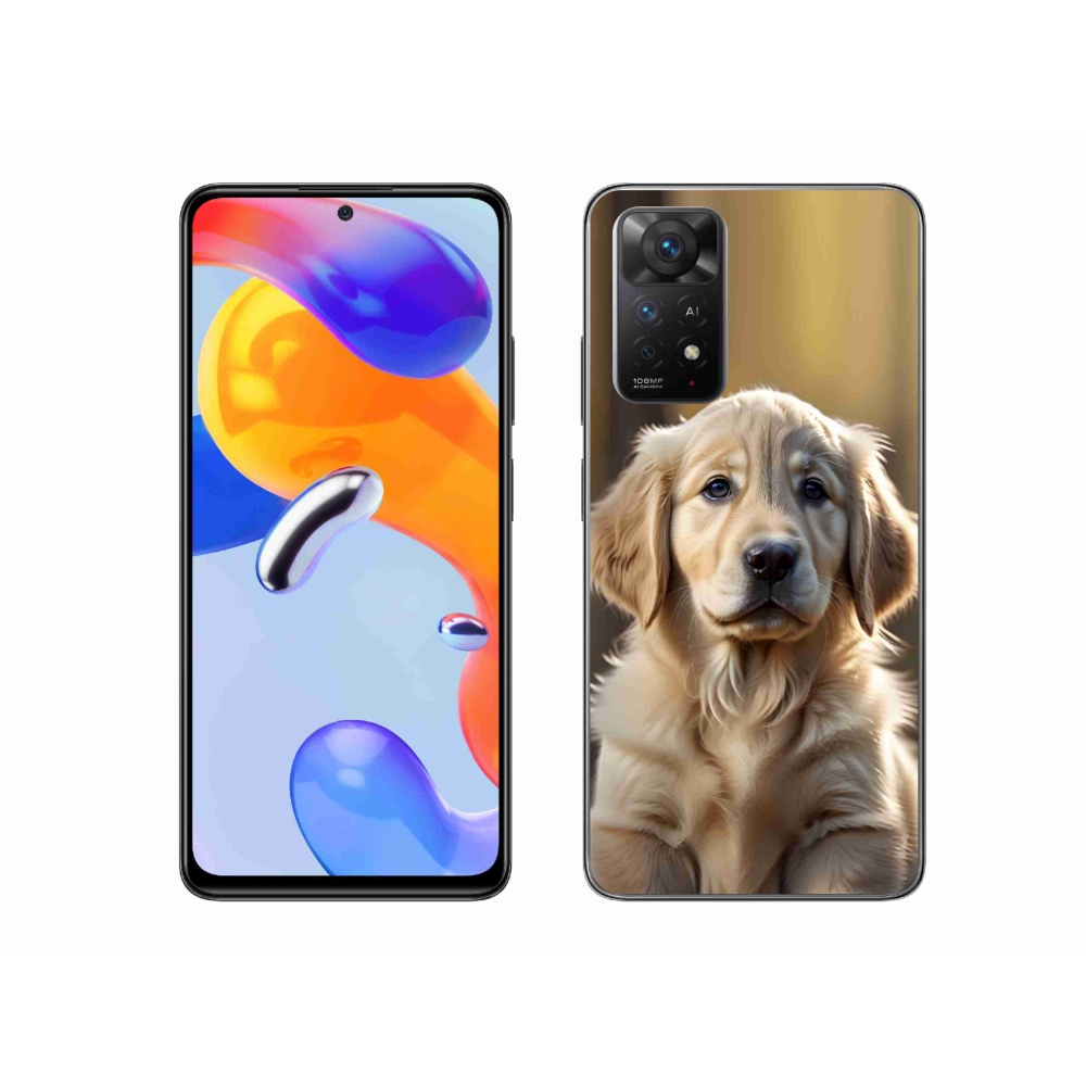 Gél borítás mmCase a Xiaomi Redmi Note 11 Pro 4G/5G számára - aranyos arany retriever