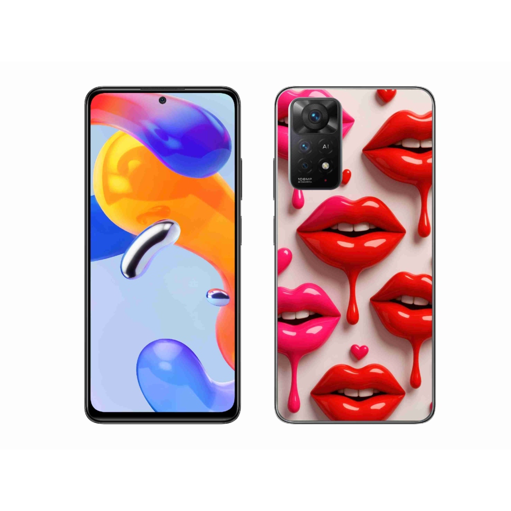 Gél borítás mmCase a Xiaomi Redmi Note 11 Pro 4G/5G - ajkak 2
