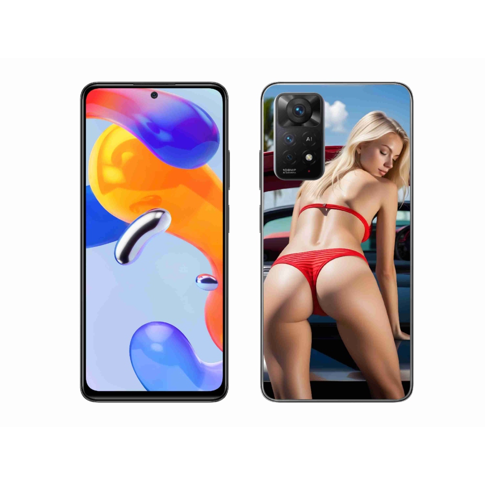 Gél borítás mmCase a Xiaomi Redmi Note 11 Pro 4G/5G - szexi nő 2