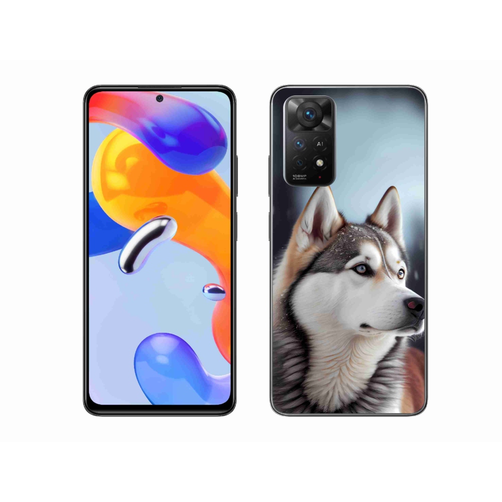 Gél borítás mmCase a Xiaomi Redmi Note 11 Pro 4G/5G - Szibériai Husky számára