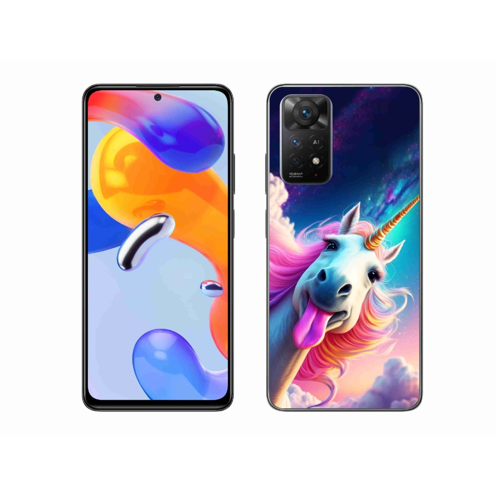Gél borító mmCase a Xiaomi Redmi Note 11 Pro 4G/5G - őrült egyszarvúhoz