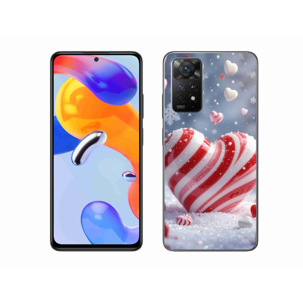 Gél borítás mmCase a Xiaomi Redmi Note 11 Pro 4G/5G-hez - édes szívecske