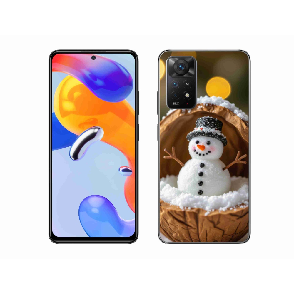 Gél borítás mmCase a Xiaomi Redmi Note 11 Pro 4G/5G - hóember 4