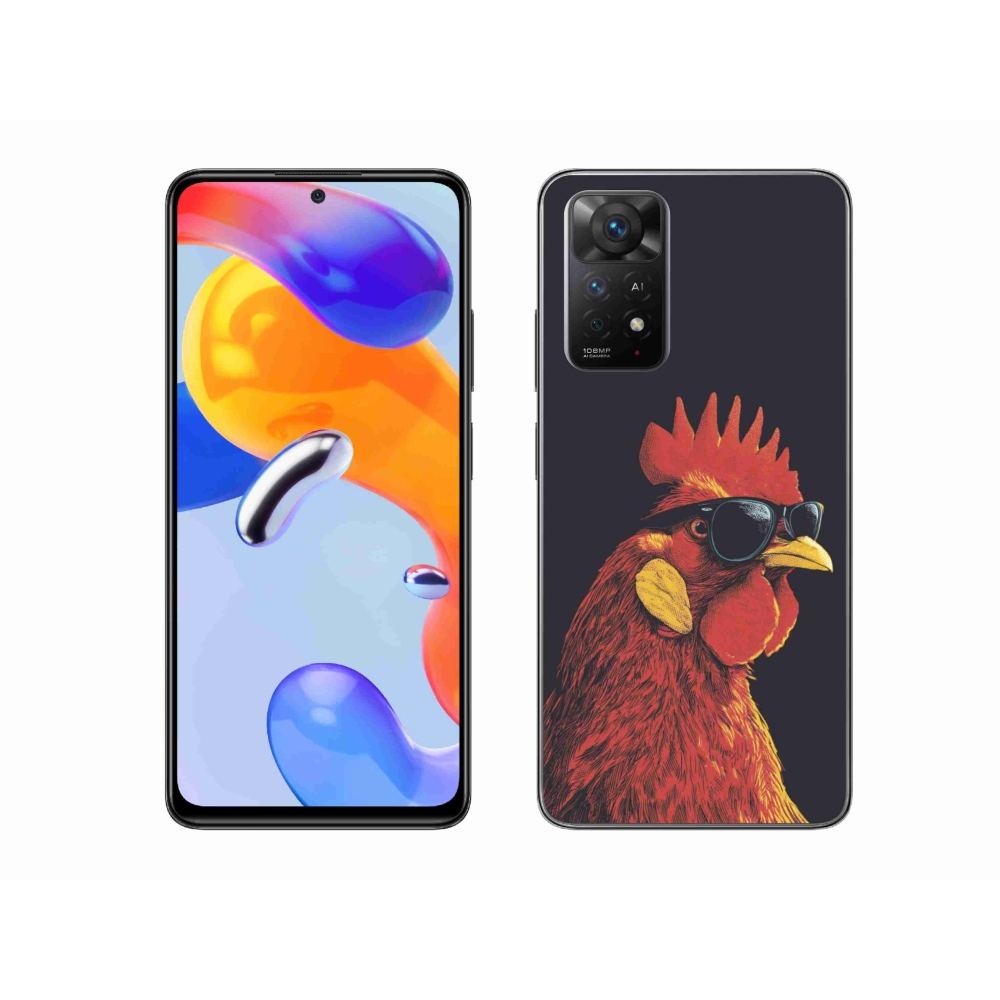 Gél borítás mmCase a Xiaomi Redmi Note 11 Pro 4G/5G számára - stílusos kakas