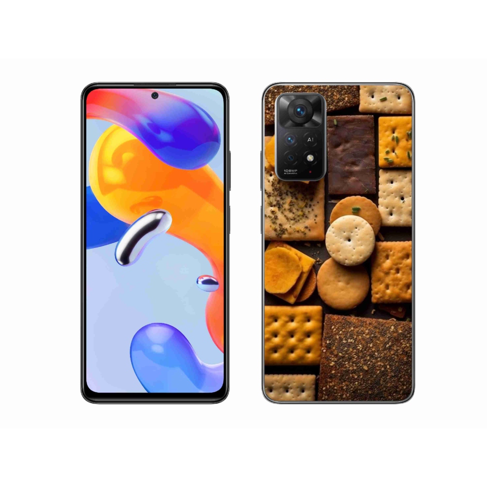 Gél borítás mmCase a Xiaomi Redmi Note 11 Pro 4G/5G - kekszek számára