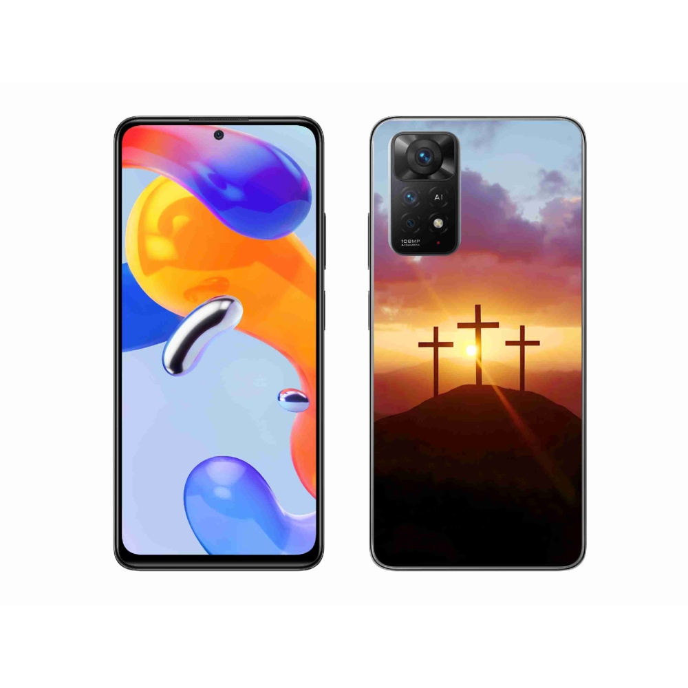 Gél borítás mmCase a Xiaomi Redmi Note 11 Pro 4G/5G-hez - három kereszt