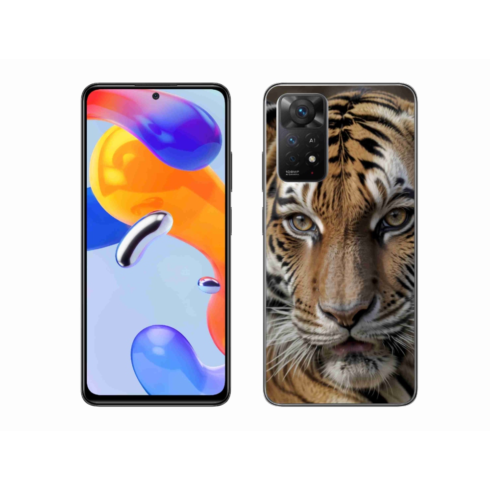 Gél borítás mmCase a Xiaomi Redmi Note 11 Pro 4G/5G számára - tigris nézet