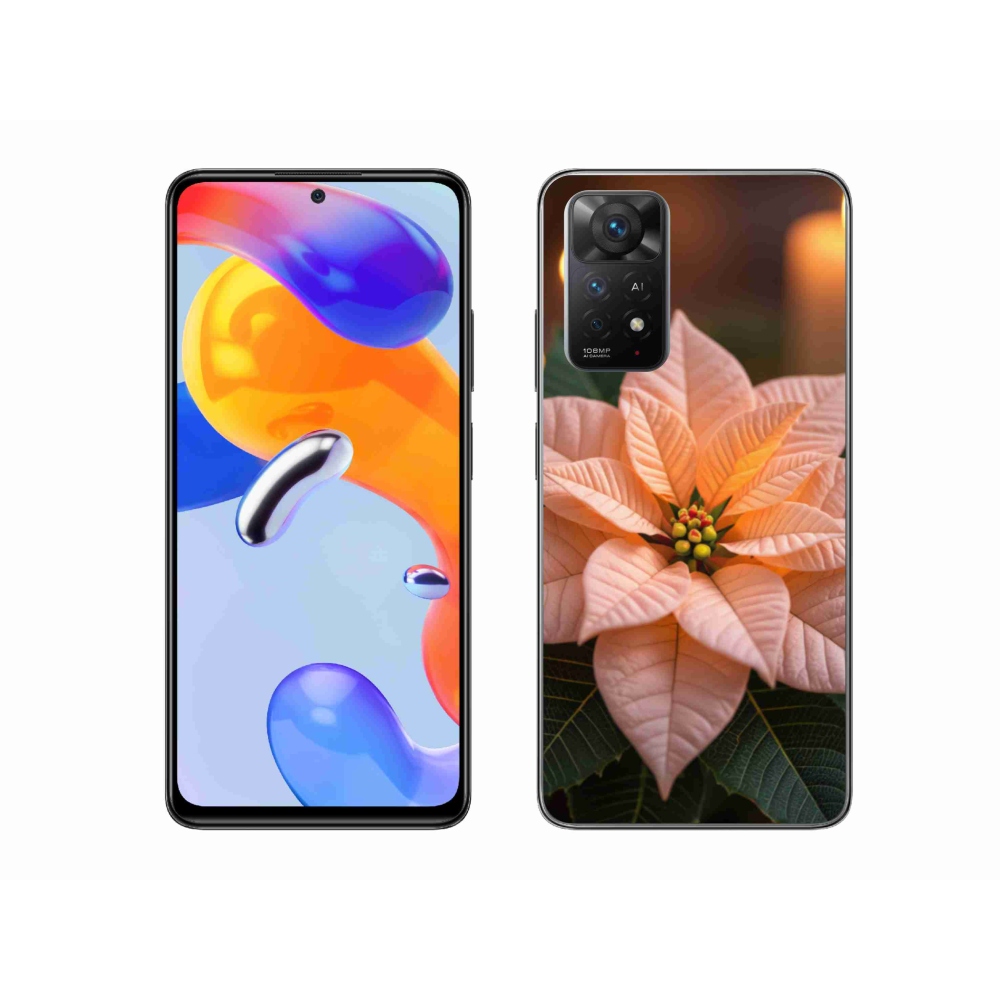 Gél borítás mmCase a Xiaomi Redmi Note 11 Pro 4G/5G-hez - Karácsonyi csillag