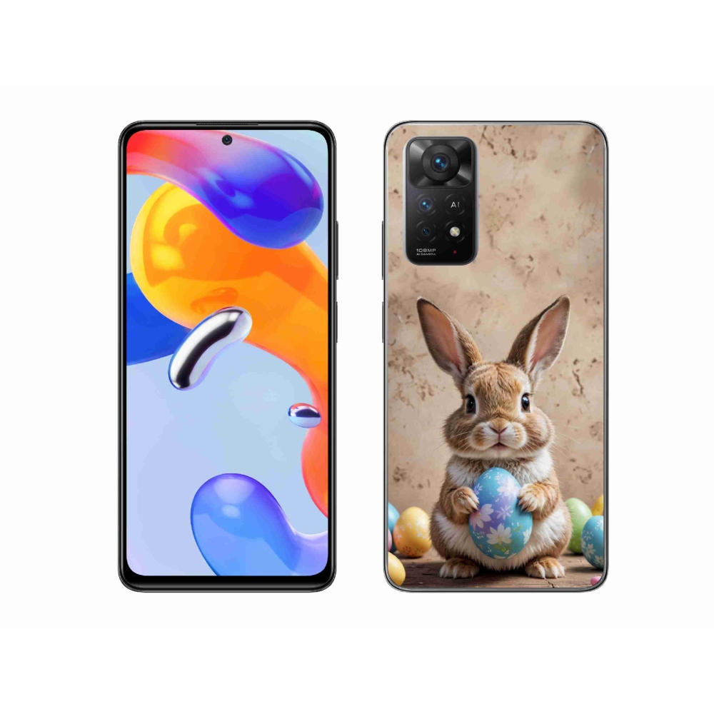 Gél borítás mmCase a Xiaomi Redmi Note 11 Pro 4G/5G számára - Húsvéti nyuszi