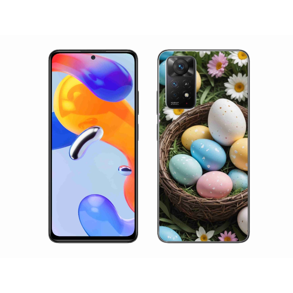 Gél borítás mmCase a Xiaomi Redmi Note 11 Pro 4G/5G-hez - Húsvéti tojások 2