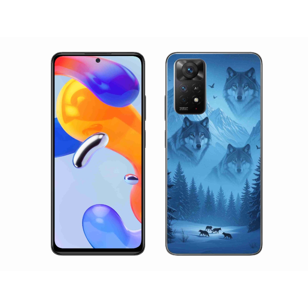 Gél borítás mmCase a Xiaomi Redmi Note 11 Pro 4G/5G számára - farkas csomag