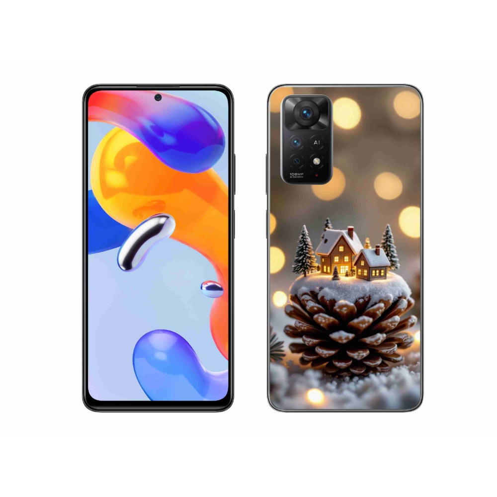 Gél borítás mmCase a Xiaomi Redmi Note 11 Pro 4G/5G - téli falu számára