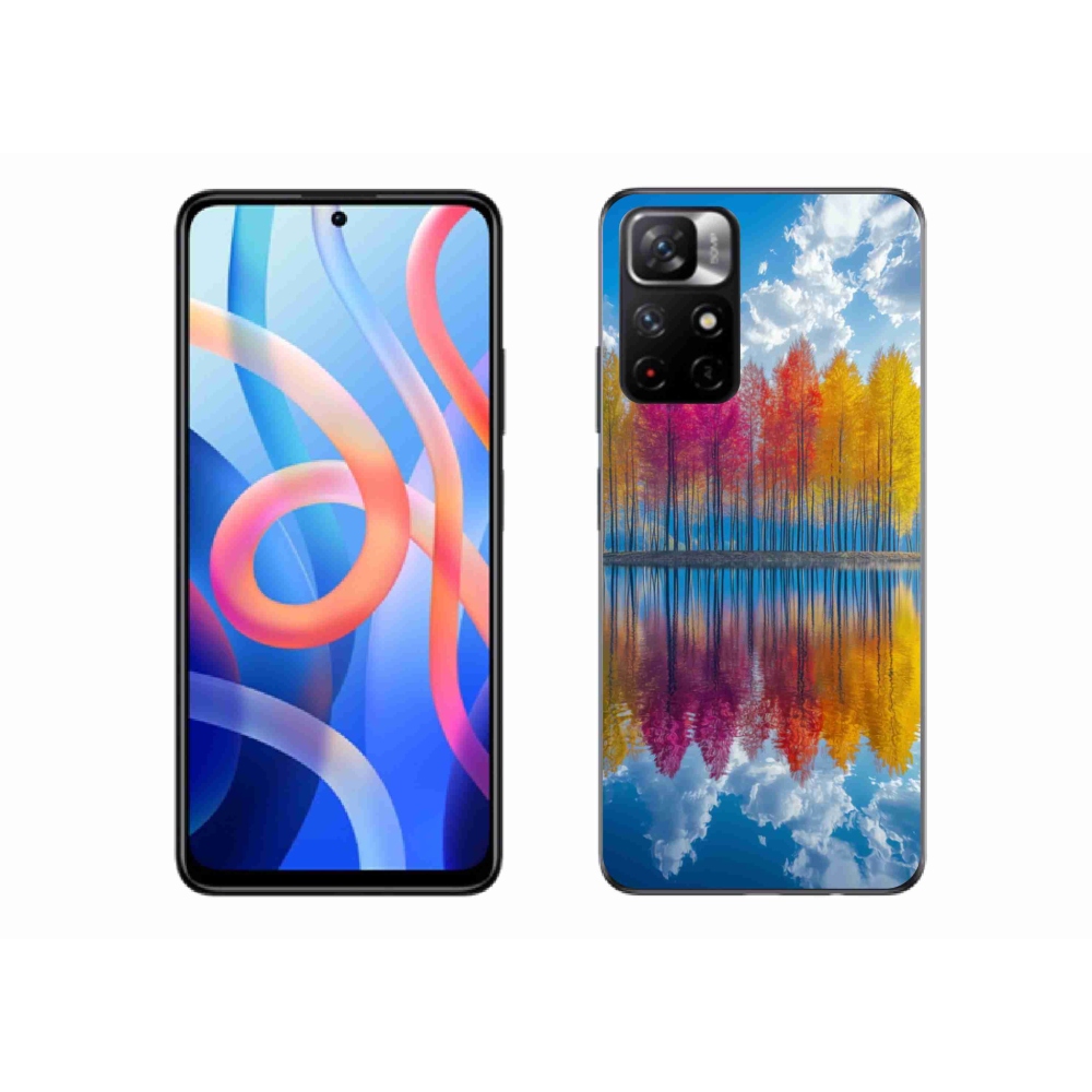 Gél borító mmCase a Xiaomi Redmi Note 11S 5G-hez - színes fák