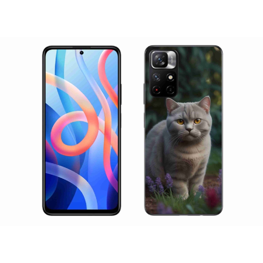 Gél borítás mmCase a Xiaomi Redmi Note 11S 5G-hez - brit macska