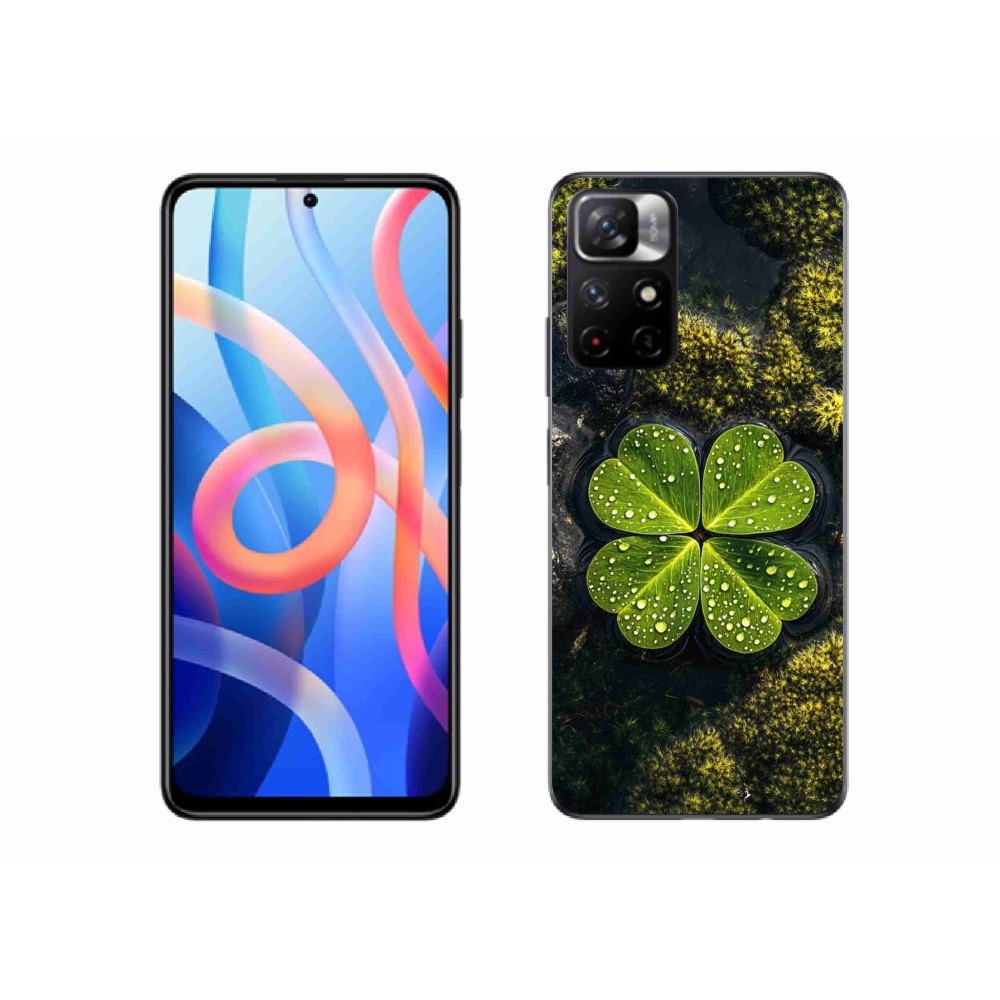 Gél borító mmCase a Xiaomi Redmi Note 11S 5G számára - négylevelű lóhere
