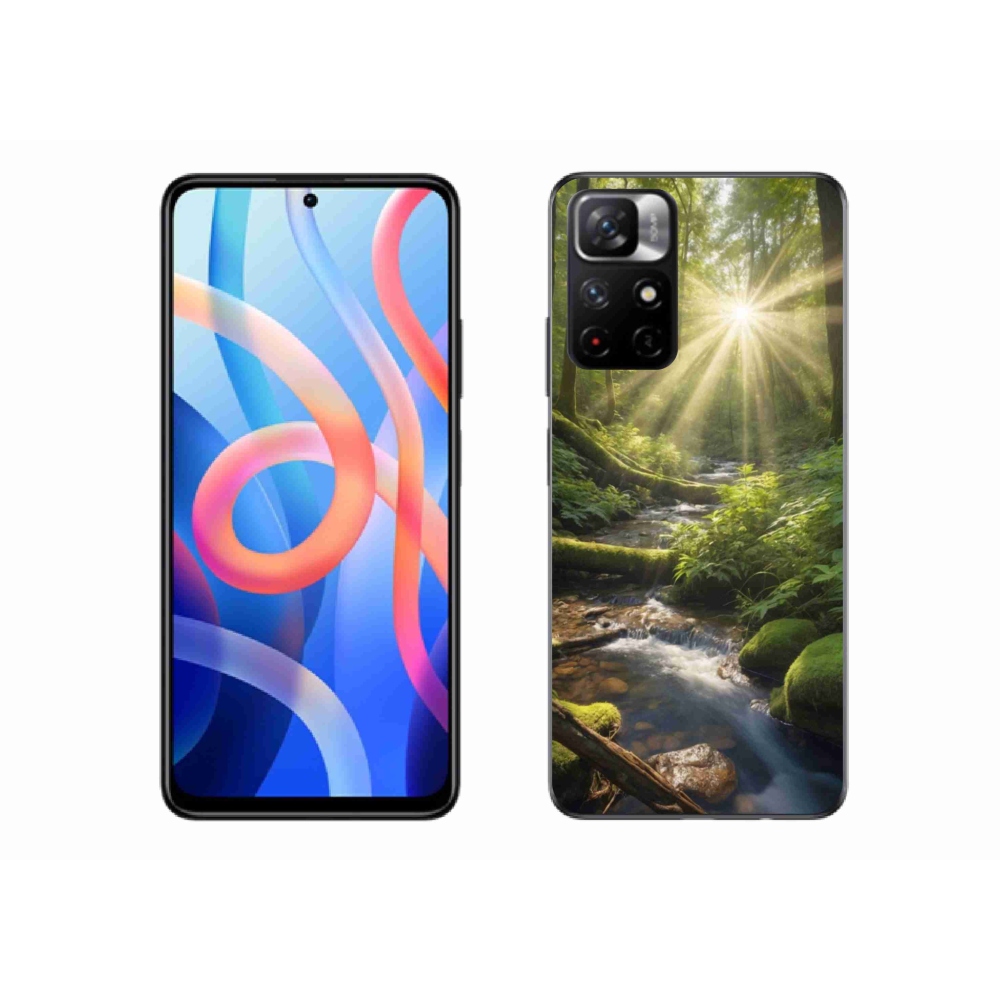Gél borítás mmCase a Xiaomi Redmi Note 11S 5G-hez - erdei mélységű