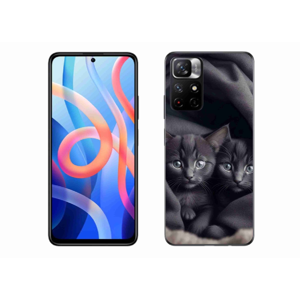 Gél borítás mmCase a Xiaomi Redmi Note 11S 5G-hez - cat duo