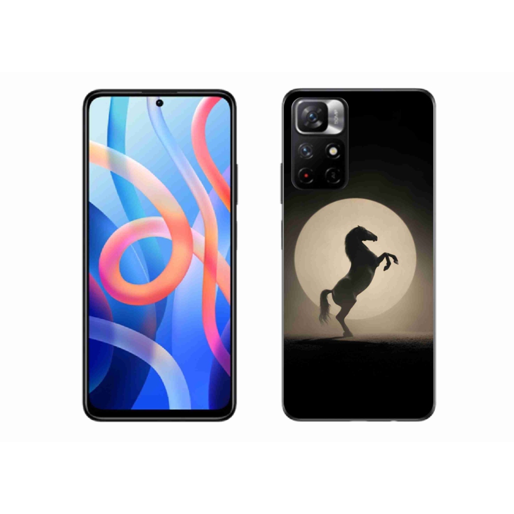 Gél borítás mmCase a Xiaomi Redmi Note 11S 5G számára - ló sziluettben