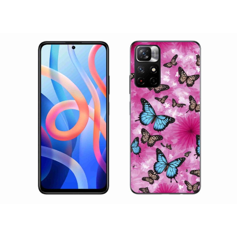 Gél borító mmCase a Xiaomi Redmi Note 11S 5G-hez - pillangókert