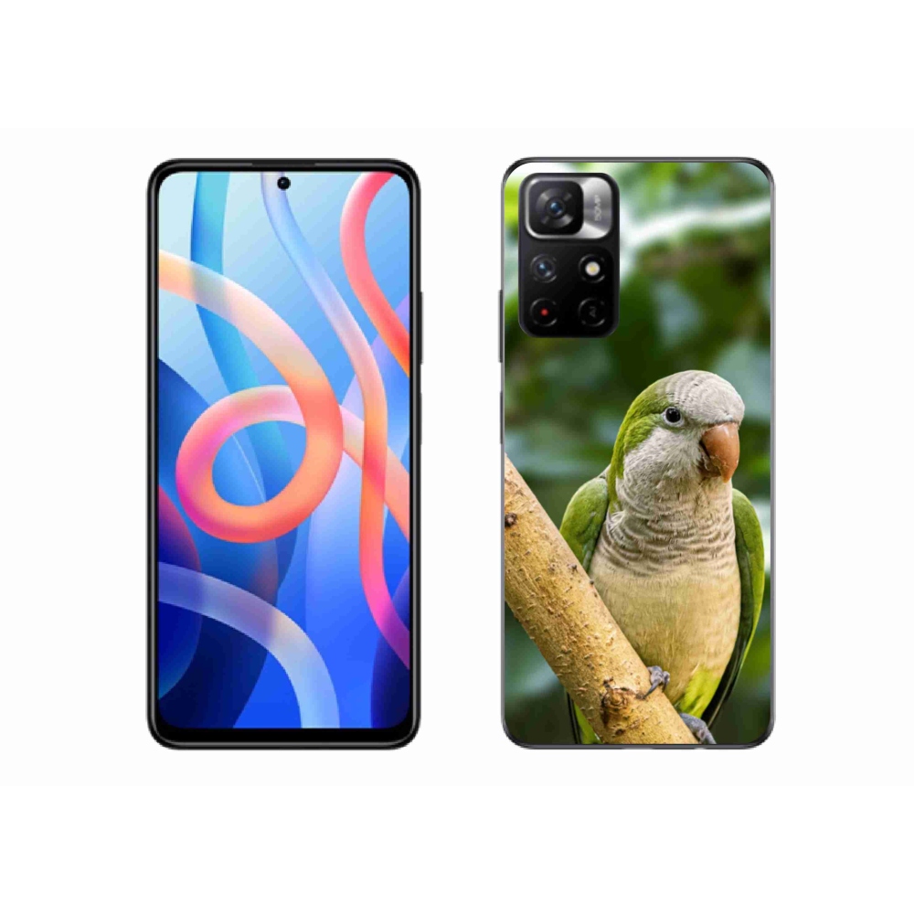 Gél borítás mmCase a Xiaomi Redmi Note 11S 5G számára - papagáj