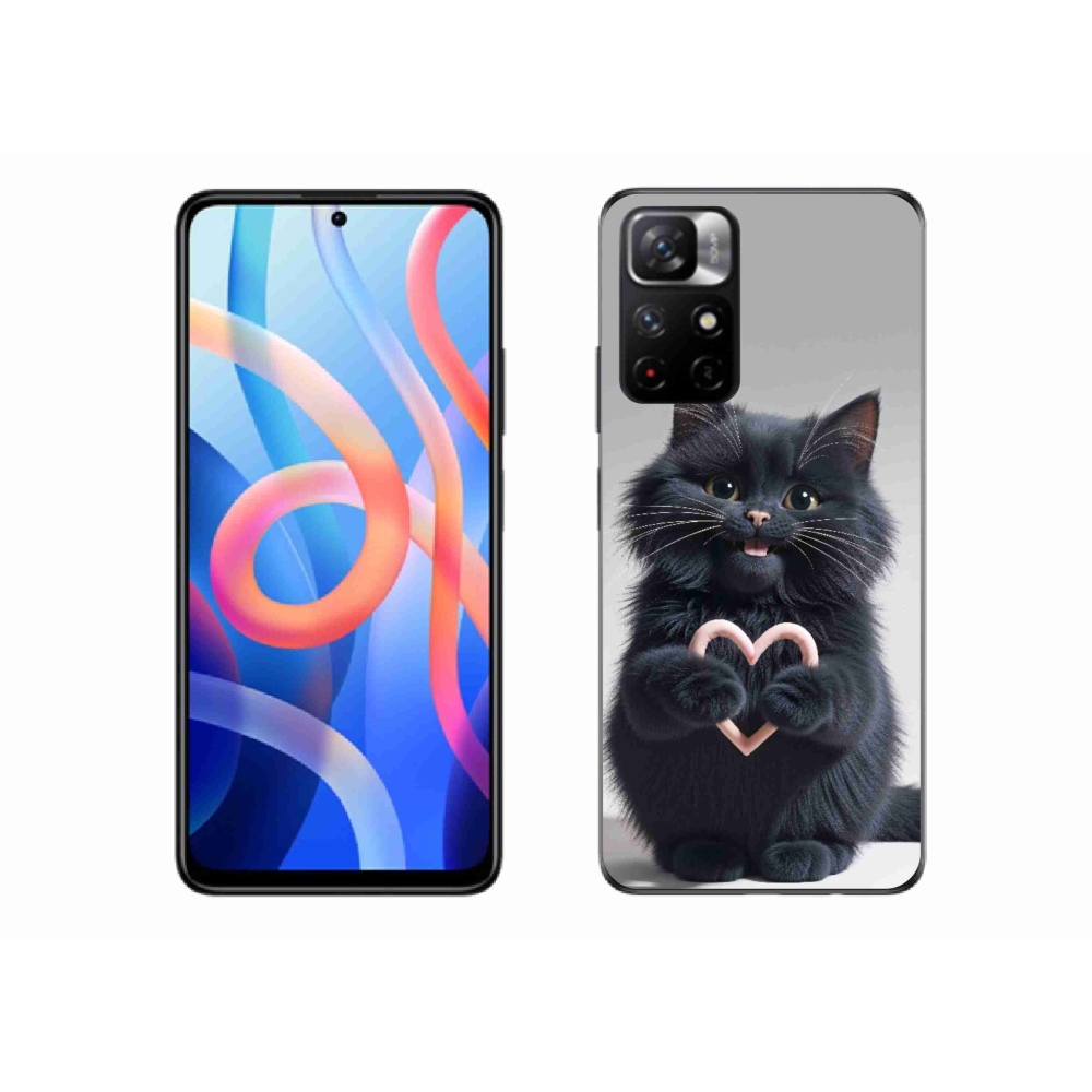 Gél borító mmCase a Xiaomi Redmi Note 11S 5G/Poco M4 Pro 5G - macska szeretet 3